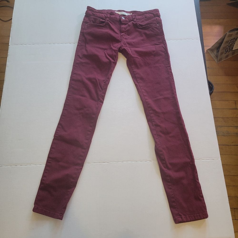 Zara premium wash Skinny low rise size 4
